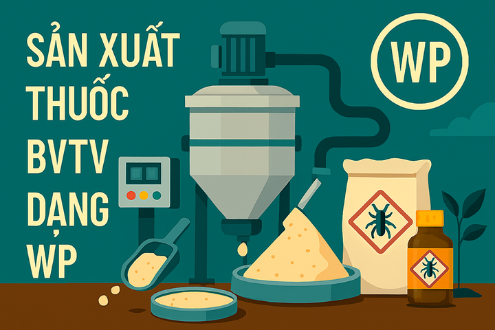 Sản xuất thuốc BVTV dạng WP