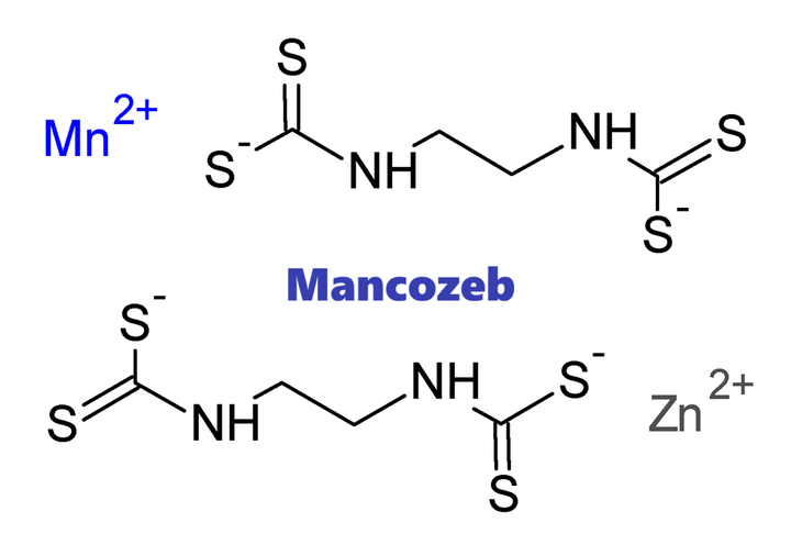 Hoạt chất trừ bệnh Mancozeb