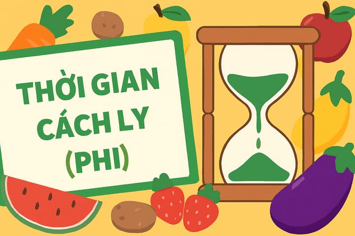 Thời gian cách ly (PHI)